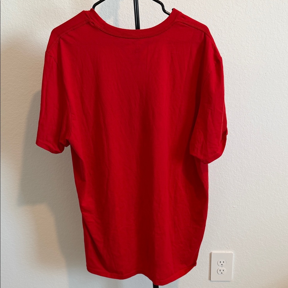 🌿 Adidas Red Performance Tee - Picture 4 of 4